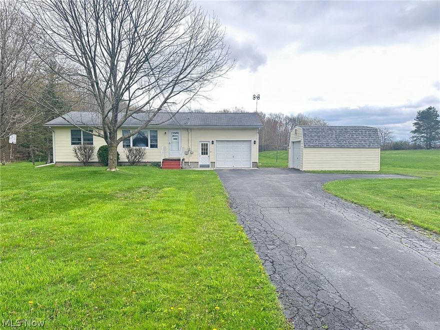 Seller has received multiple offers and requests highest and best offer by Monday 4/22/2024 at 10am. All offers will be reviewed and a decision will be made by Monday evening. Cozy ranch home in a quiet area of Saybrook Twp! 2 bed 1 bath on 1st floor with hardwood floors. Make this your home on a little over 2 country acres. Full basement offers 1 bed, 1 bath and laundry area with storage room, most possessions currently at the property stay except some items in the garage. Attached 2 car garage with the basement access. Exterior features a deck, 2 sheds and woods. Come check this out at a great price! Call your favorite agent today to get scheduled!