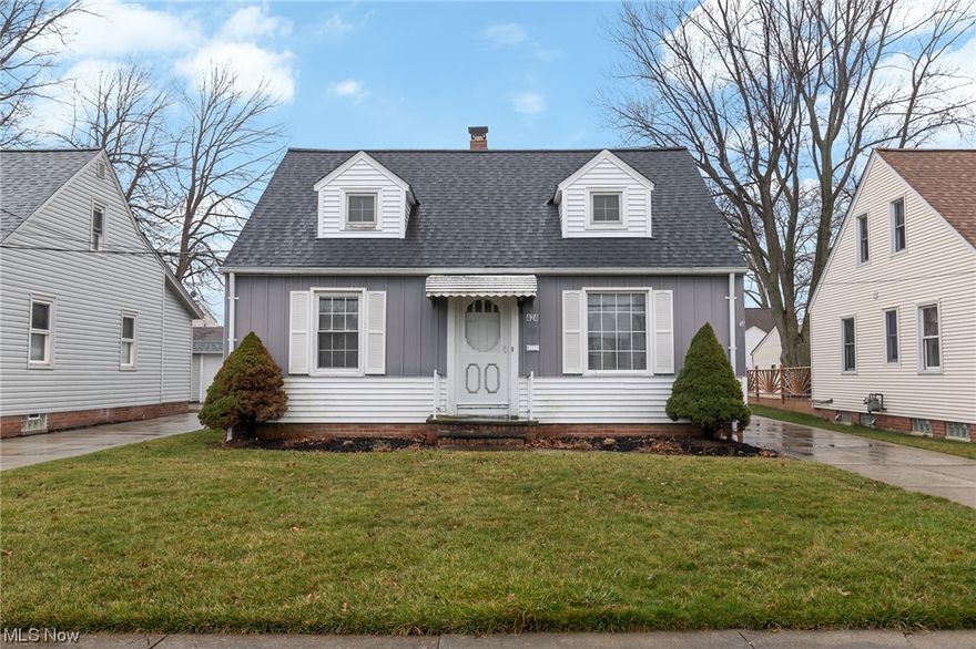 Well-kept 3/4-bedroom 2-full bathroom bungalow in Willowick! This home features a kitchen with all new stainless-steel appliances and plenty of cabinet space! Brand new high-end carpeting throughout the living room and dining room! Two Bedrooms on the first floor next to the full bathroom with new luxury vinyl flooring, marble shower and marble sink & countertop. Upstairs is the third bedroom which could also act as a third and fourth bedroom with tons of closet space! Partially finished basement with full bathroom including extra refrigerator and freezer! Nice single car garage with covered patio area! Additional storage shed behind garage! 2018 Roof, 2023 appliances, 2014 vinyl siding, and interior doors refinished in 2015! Come take a look today! This one won’t last long!