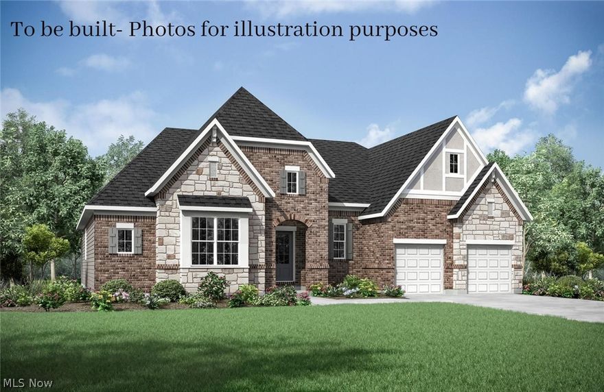 Drees Homes Lyndhurst floorplan. This home is to-be-built to customer specifications. Photos for illustration purposes only.