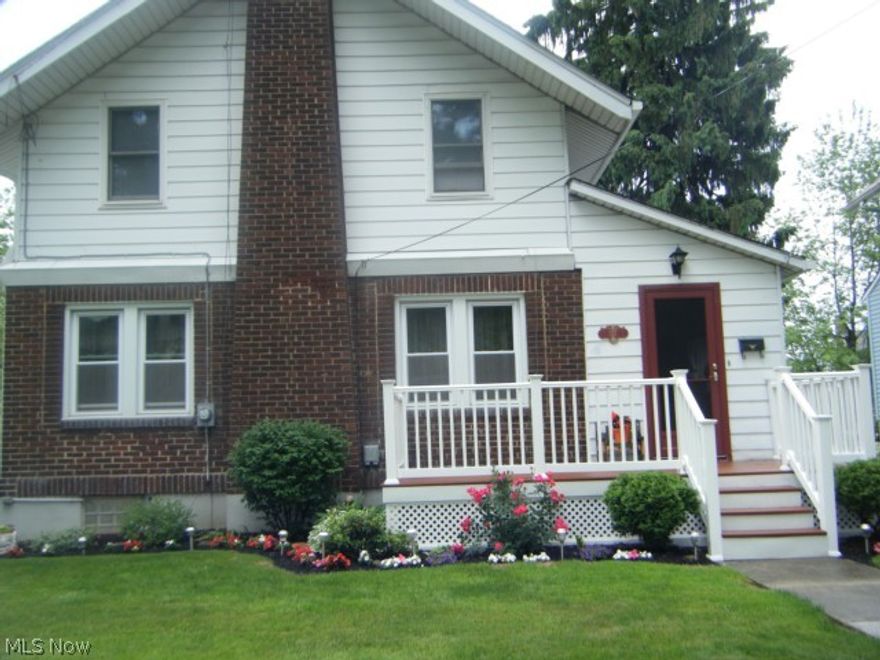 Wow! Winner of Akron Beautification Award last 4 years! If you are looking for a home that is in move-in condition, here it is! The sellers have meticulously maintained and thoughtfully improved this home and it shows throughout.  The improvements are as follows: vinyl replacement windows, glass block windows in the basement with nature stone floor, high efficiency furnace and central air (heat pump), 100 amp electric service, hot water tank, custom oak kitchen includes pantry, stylish ceramic back splash and all appliances.  The dining room features a window seat with drawers for storage.  All the interior doors have been replaced, as well as, the exterior storm doors and insulated entry doors. The baths are remodeled with cabinet sinks, fixtures, commodes, flooring  and step in shower in the second bath on the lower level.  New driveway was installed in 2013 with extra parking, the garage has electric with door opener and extra length for storage and storage shed. Call to see!