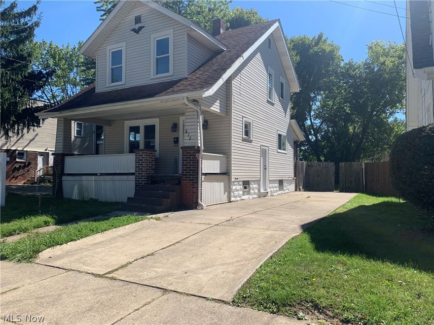 Completely remodeled colonial with fenced in backyard. New exterior doors and most windows. Walk into nice big living room that is open to the formal dining room. New kitchen cabinets with butcher block countertops, shiplap backsplash, stainless dishwasher and vinyl waterproof flooring. The kitchen walks out onto a big deck overlooking the fenced in backyard. Upstairs has three bedrooms with new carpet and the first full bathroom with new tile, vanity and toilet. There is an attic that is accessible from a bedroom with stairs for easy storage space. Basement has a second full bathroom with new shower surround, toilet and pedestal sink. New Goodman furnace and new hot water heater. Electric all updated and new electric box installed. Concrete driveway. Neutral design throughout the house. AC able to added to the furnace easily.