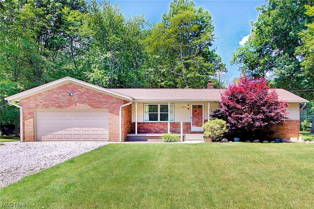 GREEN LOCAL SCHOOLS! Solid brick front RANCH on .50 ACRE! ONE OWNER- immaculately maintained and well loved. The ORIGINAL hardwood floors in ALL bedrooms are in FABULOUS condition. Kitchen appliances 3 years old. New Roof 2017; New vinyl siding 2008. Large COMPOSITE back deck. Large outbuilding AND bonus shed on a super flat, WOODED lot. Original Well sealed 2021- Public water hook up since 2000. Superior Basement Systems exterior waterproofing 2020 with 10 year warranty to transfer. Furnace 10 years old; HWT 2014. Bonus room in basement with Kitchenette; Range and full size fridge. Washer and Dryer will convey. BONUS: 220 service in attached garage ready to charge your electric vehicle! This place has ENDLESS possibilities- Make it your own today!