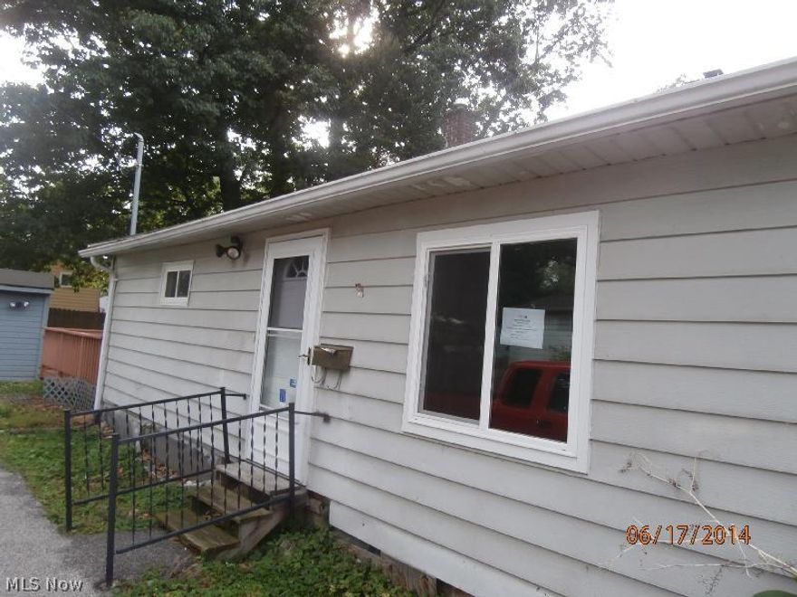 Adorable 3 Bdrm 1 Bath 840 Sq Ft Sided Ranch Home with 1 Var Detached Garage, qst Floor Laundry, Deck, wid elot and more! Please note that the seller is Secretary of Veterans Affairs and Property was built prior to 1978 and lead-based paint potentially exists