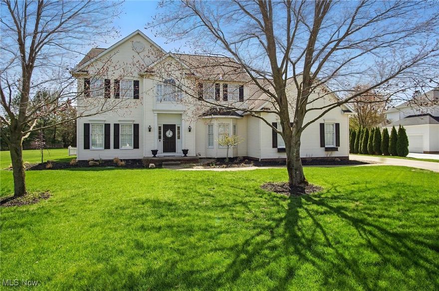 Welcome to 635 White Tail Ridge Drive in the Beautiful Ridgewood Lakes!  This Central Hall Colonial features a smart layout with large rooms and ample lighting. The sizable foyer features a grand staircase, 2 coat closets and hardwood flooring. To your left is the Living Room which has French doors leading to the family room featuring a wood burning stove. From there, the Renovated Custom Kitchen features Hardwood Cabinetry, A large island/breakfast bar with seating for three, Granite Counter Tops, Stainless appliances, Hardwood Flooring, a Planning Zone, Eating Area with space for a large table and chairs and an oversized pantry.  The kitchen features great views of the large, fenced backyard, patio and the fantastic covered porch (13 x 29). From the kitchen you have access to a large formal dining room, and the hall leading to the drop zone, half bath, Laundry Room, first floor bedroom/office and the garage access. The lower level has been renovated to include a large bar/kitchenette area with a live edge bar top with seating for six!  The wine fridge and mini fridge are included.  In addition to that space, there is a large media/family room as well as a craft/playroom, in addition to the storage spaces.  Upstairs the Master Suite includes an ensuite bathroom with a stall shower, dual sinks and a garden tub, a walk-in closet and a separate sitting/office area.  Two additional good sized bedrooms share the updated hall bathroom.  The opposite end of the hall features a HUGE bedroom with an ensuite full bathroom.  This home is in wonderful condition and shows very well.  It's been painted from top to bottom with modern and pleasant colors.  Call your REALTOR today for your private showing!