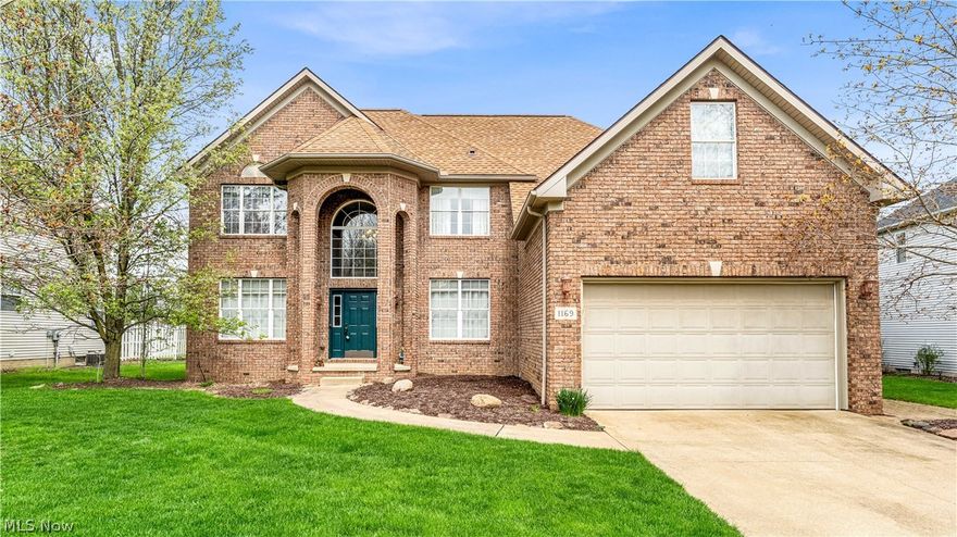 Welcome to this exceptional 4-bedroom, 4-bathroom home located in the highly desirable Fairfax Meadows community in Medina. Meticulously maintained and in immaculate condition, this home offers the perfect blend of elegance, comfort, and modern updates.From the moment you arrive, you’ll be impressed by the beautiful brick front and inviting curb appeal. Step inside to discover soaring cathedral ceilings and an open, airy layout filled with natural light. The home features fresh paint throughout and gorgeous bamboo flooring that adds warmth and style.The updated kitchen is a true showstopper, offering modern finishes, cabinet lighting both above and below and plenty of space for cooking and entertaining. The main living areas flow seamlessly, highlighted by upgraded staircase spindles and a charming overlook from the second-floor walkway into the living room below.Retreat to the spacious owner’s suite, complete with a private en suite bathroom and two walk-in closets. A versatile second-floor loft provides additional living space, perfect for a home office, lounge, or play area.The fully finished basement expands your living space even further, featuring a beautifully updated design and an in-wall electric fireplace ideal for relaxing or entertaining guests. Additional highlights include a spacious two-car garage, outdoor patio and ample storage throughout.This home truly has it all style, space, and updates located in a sought-after neighborhood. Don’t miss your opportunity to make it yours!