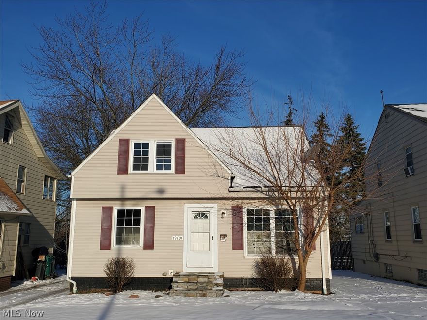 Endless possibilities! Three-bedroom, one full bath Bungalow home with hardwood floors. Be your own decorator and use your imagination to create the kitchen of your dreams! Partially finished basement giving you more room to entertain, work out etc. There is a two-car detached garage.
