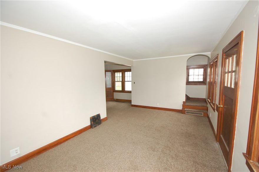 Updated 2 or 3 bedroom cape cod. Featurers a living room with wood burning fireplace, dining room, equipped kitchen with all new stainless appliances new cabinets and countertops. Master bedroom and 1 full remodeled bath on the first floor. The second floor has 1 bedroom and a tandem bedroom. There is a full basement and 1 car detached garage. Recent updates include all new paint and carpet, kitchen and bath, all new front landscaping