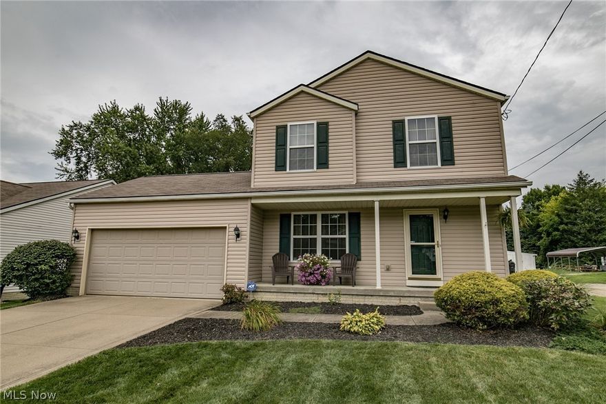 Beautiful newer Colonial! Built in 2005, the home has over 1200 square feet, 3 bedrooms, 1.5 baths, and an attached 2 car garage. The open first floor is great for gathering and entertaining. Off the dining area, enjoy the oversized, covered deck and fenced in back yard. Upstairs, there are 3 generously sized bedrooms and a large bathroom. The basement is perfect for a man cave or secondly living area. Call today for your private showing!