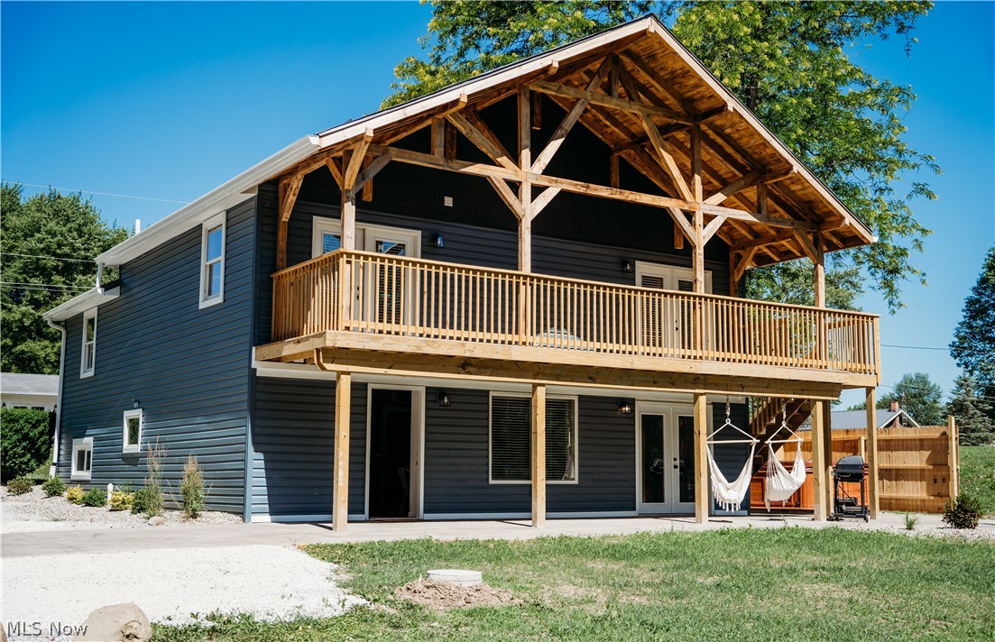 Make this 4 Bedroom 2.5 Bathroom home by Berlin Lake your own private oasis. Everything you see about this home is brand new. The previous home was torn down to the foundation and this home was built with the construction being completed in June 2022. New metal roof, siding, windows, doors, kitchen, bathrooms, bedrooms, furnace, central air, flooring, and paint. A new septic system was installed in October 2023. Entering the home you will notice a very nice open floor plan. The kitchen and dining room are open with the living room. This kitchen is amazing for entertaining guests, family, & friends. Patio doors in the living room lead you out to your private patio area. Also continuing off the living room is a recreation room for more activities. Completing the first floor is a half bath and utility room. The second floor features the Master Bedroom with ensuite, 3 additional bedrooms, guest bathroom, and laundry room. The Master Bedroom along with another bedroom have access out to a covered deck great for having your morning coffee. Sellers are willing to sell the house furnished depending on the offer. Don’t miss this great opportunity. Taxes subject to change