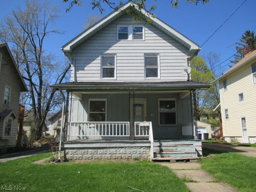 Spacious  aluminum sided colonial. Features formal dining room with natural woodwork and built in cabinets. Living room with fireplace. Kitchen with plenty of cabinet space and separate eating area. Large master bedroom. Two finished rooms on third floor. Younger replacement windows. Basement with glass block windows. Plus more! Great location, near schools, shopping, bus line, parks and highways. With a little paint and carpeting this home could be gorgeous!