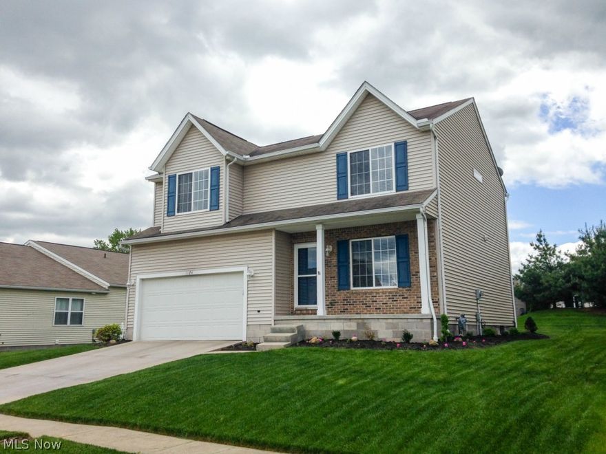 One of a kind in this customized 3 bedroom 2.1 bath Colonial in Brittany Point.  Open floor plan offers spacious kitchen with stainless steel appliances and dinette with breakfast bar and sliders to the back yard.  Vaulted step down Family room with audio speakers and gas fireplace.  Formal living room or office.  Master suite offers walk in closet and bath.  2nd floor laundry adds convenience to this immaculate home.  Full 12 course basement plumbed for another laundry area if desired.  New A/C and H20 Tank 2013.