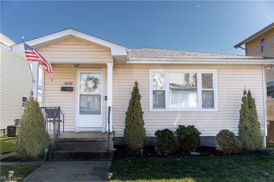 Beautiful RANCH HOME!! This move in ready 3 bedroom, 2 bath home is centrally located near the middle school and the athletic stadium. Updated kitchen features shaker cabinets and solid surface countertops. Main bathroom has been tastefully done with tile surround and tile floor. Off street parking with access to the driveway and garage from rear alley. The basement 2 car garage is tandem style. Private covered patio with a low maintenance yard.