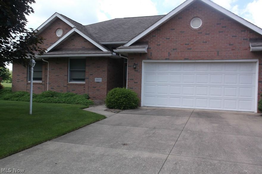 Brick home with 3 bedrooms, large living room, eat-in kitchen, and attached garage. This home as a level lot and is close to Coshocton City Schools.