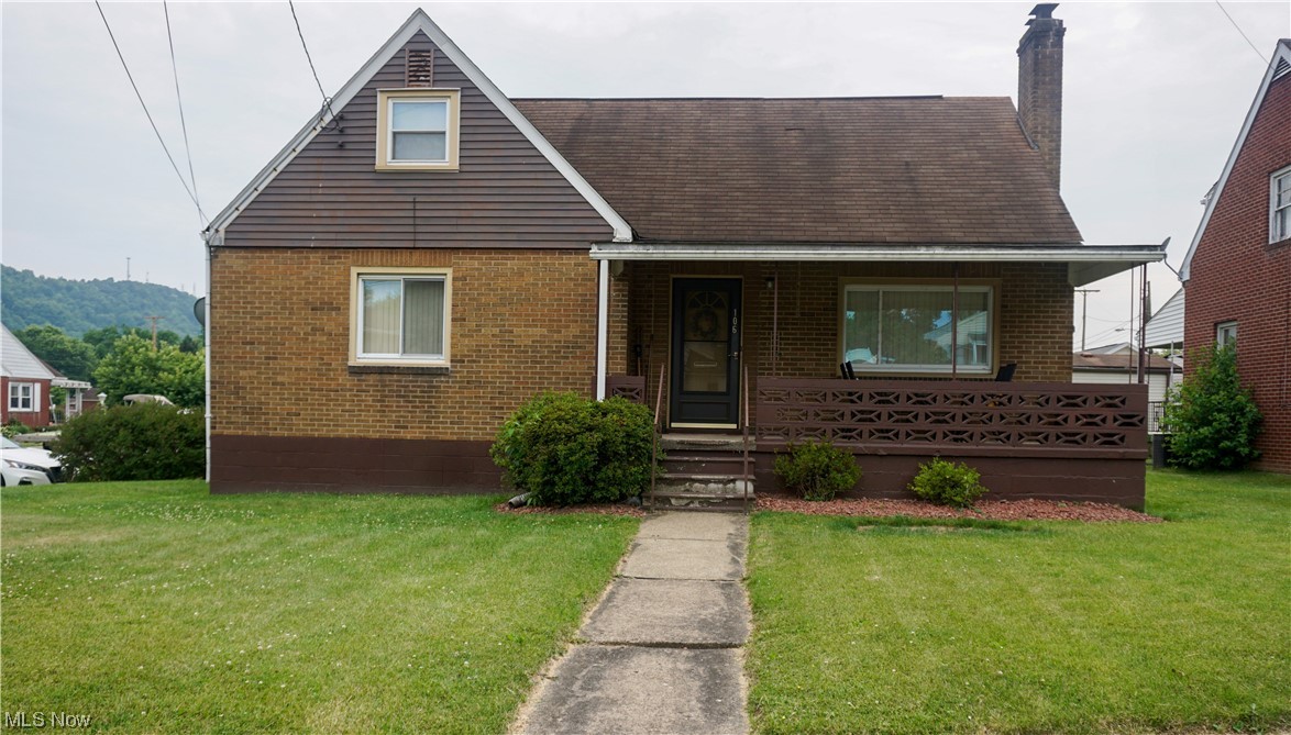 This 4 bedroom offers 2 bedrooms on the first level and 2 on upper level 2 full bath brick home has updated living room, dining room and bathroom. Has 1 car attatched garage on flat city corner lot with off street parking also available. Hot water tank is a rental . Has Central air but is not operational at this time. Call today
