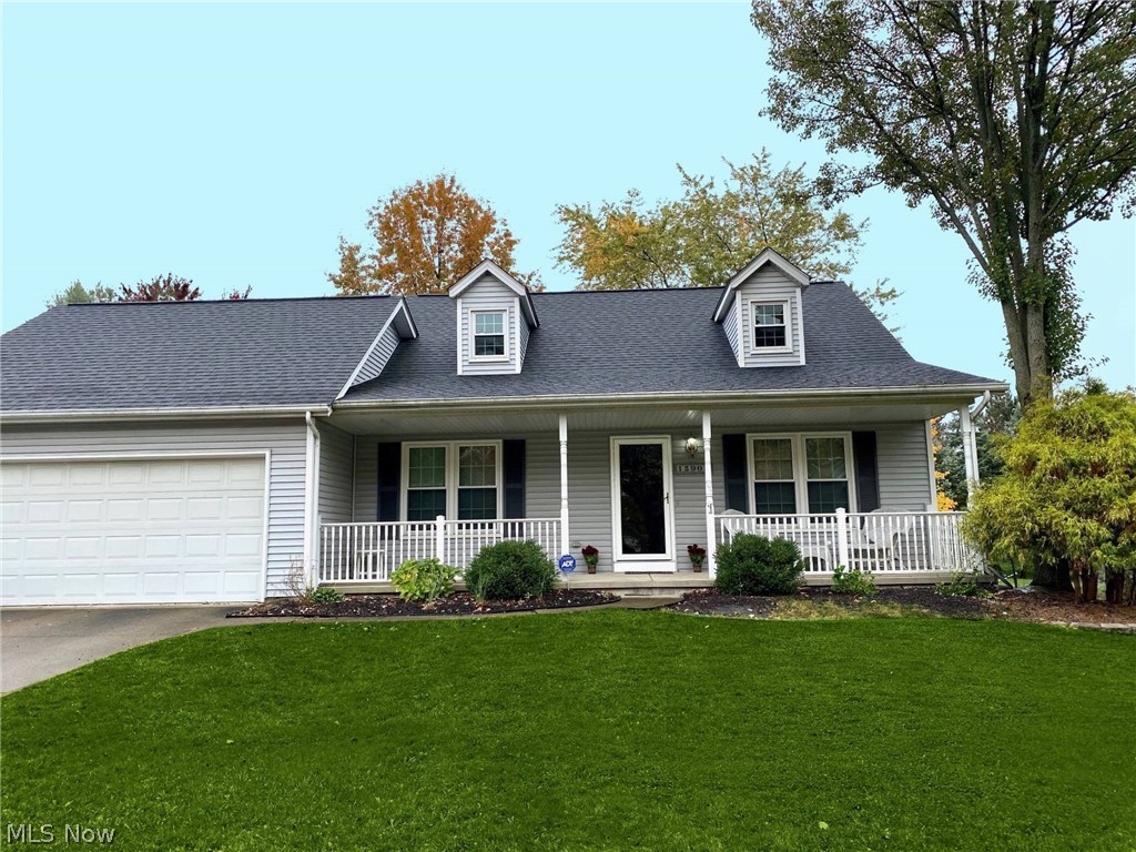 Charming Two-story Cape Cod in family friendly Huntington Park Estates. Original Owner, Close to Turnpike, Expressway, and beautiful Cuyahoga County Metro Parks. Enjoy the perks of established neighborhood, including in-ground regular and Kiddie Size pools, Dock, Gazebo, fountain pond and covered Pavillon. Included in neighborhood amenities are tennis courts, volleyball pit and Basketball court. This sweet covered porch cap features 2015 Train HVAC/AC with attached April Air Humidifier. 2014 3D Roof, and 2018 RHEEM 50 gallon Hot water tank. Vaulted ceiling foyer and living room. Tons of natural light from the two newer windowed dormers, beautiful shaker style glass display upper cabinets with classic crown moulding, granite counters and very useful kitchen peninsula. Nature Stone floors in the two car attached garage. Partially finished lower level family room and gorgeous cherry mahogany stained custom wall shelves in the finished office/music room. First floor Laundry room, first fl