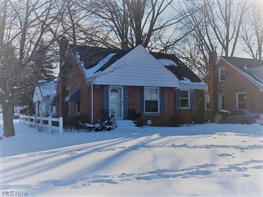 Let me introduce you to a great house located in the Eastern corridor of Euclid, Oh. This property is a 3 bedroom/2 full bath brick Bungalow, with an attached 1 car garage. The interior has been freshly painted along with some new carpet, vinyl replacement windows, younger roof and furnace, finished basement with glass block windows and updated electrical panel box. The property is violation free with the City of Euclid.