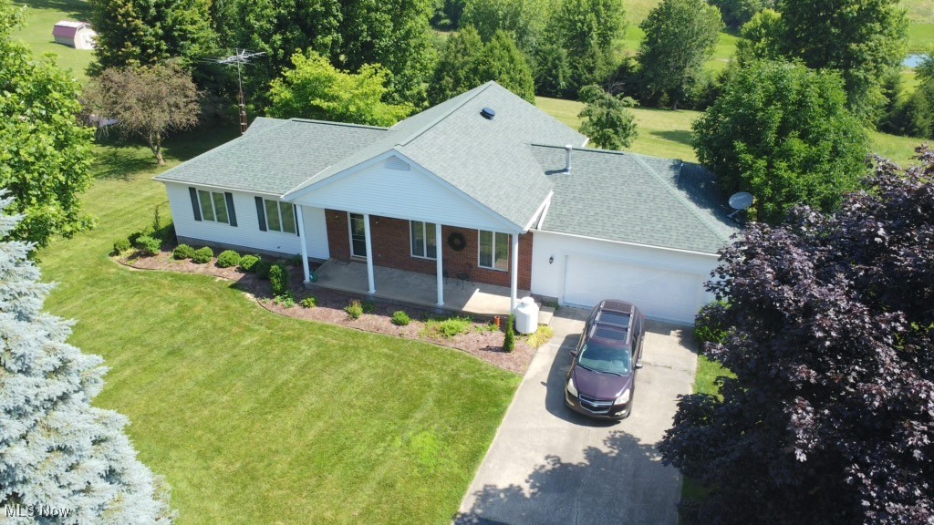 If you’re looking for a ranch, I’ve got it. Everything is accessible on one floor. The unfinished basement has access to the one acre backyard. Your view from the back deck is the sunset over the pond. This well maintained home is located just 2 miles from the interstate where you can venture to Pittsburgh or Columbus. Check out our 3D matterport video for a better view of this gorgeous ranch style home.