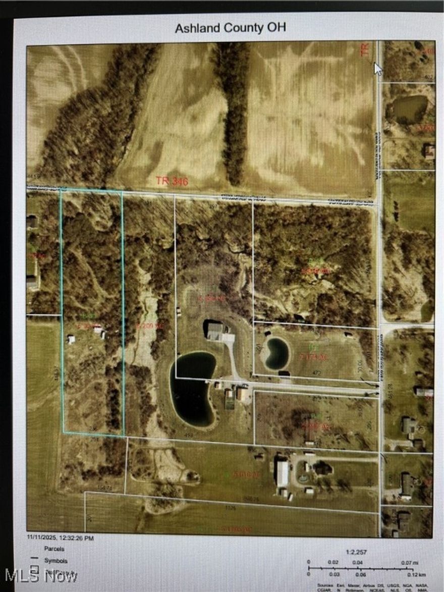 5.03 mostly wooded acres in Nova just south of Rt 224 in Troy Township.  Tere is a driveway in place to take you thru the wooded area to a clearning that could be made into a nice cmaping area or accomodate your new home.  The lot is currently used as a recreational property.