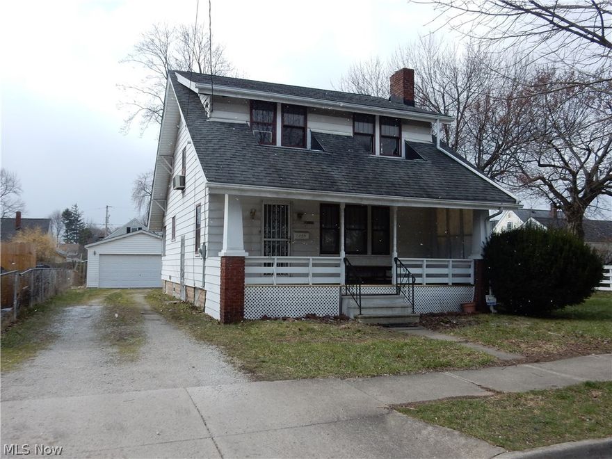 Potential, Potential, Potential! This well built house needs a little TLC to revive it to a beautiful home. This would make a wonderful first time home for renters who would like their mortgage to be less than their rent and also great for the investor looking to flip or add to their rental properties. This is a one family home which does not happen often. Situated on a large double lot with a newer 2 car garage. Sit a spell and enjoy a beverage on the sizable front porch. There are beautiful hardwoods under all existing carpet, not the kitchen and bathrooms. The wood burning fireplace is nestled between vintage built-ins in the living room and the dining room offers a bright window seat, a perfect place to enjoy a good book. Crown molding compliments the dining and living room as well. What this home needs is a little imagination and a little elbow grease and it will be a great place to call home. Newer roof, updated electric, newer furnace and water heater. Contact me for your privat