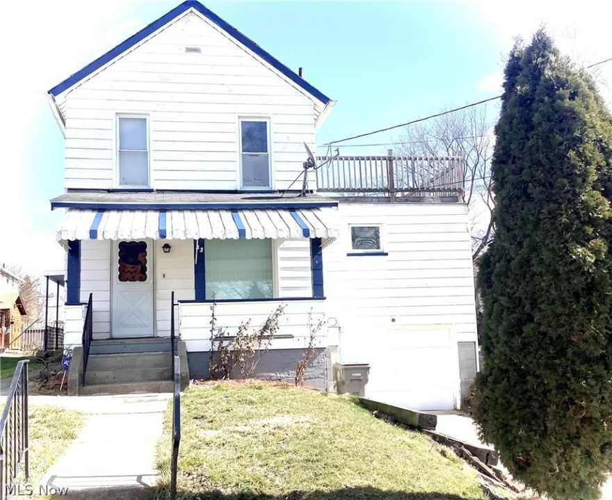 Nice sized home on quiet street with plenty of potential.