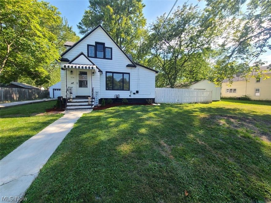 Old house, new life...90% remodel in 2021

Too much new to list everything that's been done. New electric, plumbing, HWT, A/C, glass block, doors, flooring, appliances, light fixtures, kitchen, bathrooms.
All appliances are new
Almost an acre fenced in back yard. 
Huge (32x24) detached garage, with 220v and potential for heat.
Great location. Close to the lake, the Historic Ashtabula Harbor, the mall, and RT11