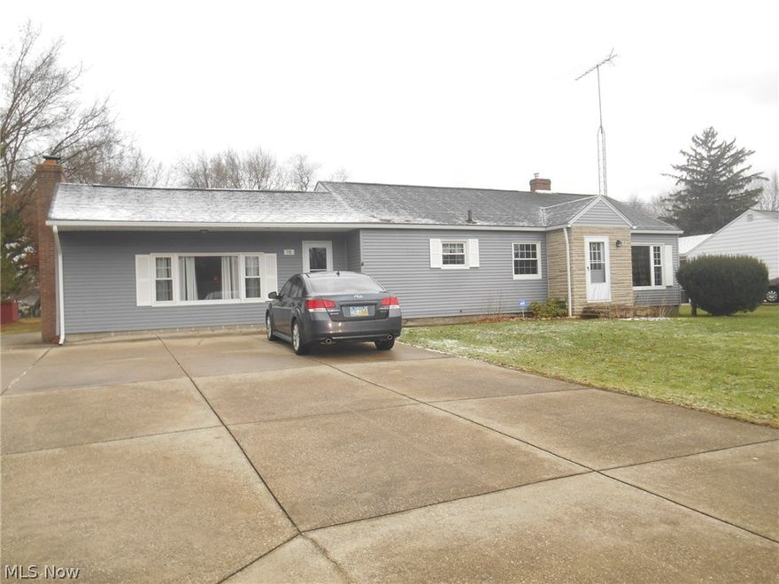 Welcome to this super spacious ranch located in desirable Manchester School District.  This lovely home has two nicely sized bedrooms and one full bath.  The oversized great room boasts gorgeous wood laminate flooring and a wood burning fireplace.  There is an additional living room with second fireplace.  There is a large eat-in kitchen with ample cabinet and counter space.  Enjoy summer evenings on your enclosed patio.  All of this plus a two-car garage.  Fabulous lot!  Hurry to see this updated home.  There is nothing to do except pack and move.  Call to schedule a showing today!