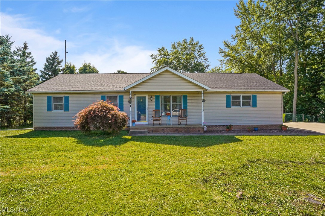 Welcome to 617 North Ave, a charming ranch style home that provides all the comforts of one floor living. Featuring a Master bedroom with En-suite, an open kitchen that includes all appliances (stove, refrigerator, microwave purchased in 2022) and updated back-splash, laundry room complete with washer and dryer, spacious sunlit living room, and a full basement with endless possibilities. Improvements include Roof 2021, Concrete Driveway 2022, Vinyl flooring 2022, Furnace 2019, and Tree Removal in 2022. Located on .50 acres with a fully fenced yard and attached garage. You will also enjoy all the activities offered on the Historical Tallmadge Circle, plus an ideal location for shopping, highway, and restaurants. Do not miss the opportunity to own a Ranch in Tallmadge, call your favorite agent today for a private showing!
