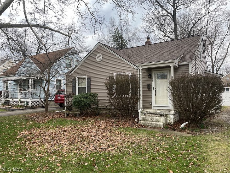 1344 SF 2 bedroom 1 Bath well maintained cape. Walk up second floor could be finished for additional bedroom(s).  Built in 1941.  Updated kitchen, windows; Newer Entry doors.  Newer furnace and roof.  Glass block windows in basement with laundry.  Appliances stay.  Single car detached garage on quiet street.   Interior Pictures to be updated as carpet recently removed.  Ideal investment or starter home.  Central air can easily be added to newer forced air furnace.  Private backyard.  Very nice low maintenance property close to hospital and business districts.  To settle estate. (CAUTION: beware of scammers stating this property is for rent.  It is not.  Deal with a licensed real estate agent only and do not enter into a lease or give deposit to rent this property.) Call any licensed agent for a private showing.