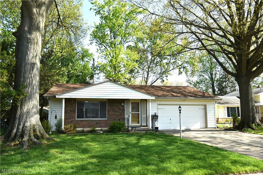 Super 3 Bedroom Ranch with 1 1/2 Baths * Great Layout with Family Room and Sun-Room * Dimensional shingle roof 2023 * Quality Vinyl Windows and Doors * Nice Kitchen with Dishwasher, Built in Range * Quality Hardwood Floors Exposed in 2 Bedrooms * Master Bedroom with Large Closet * Spacious Sun-Room off Family Room *  Circuit Breakers * Basement Features Bonus Room Perfect for Gamers, Extra Shower & Glass Block Windows  * 2 Car attached Garage with Opener * Extra Wide Concrete driveway * Super Low Traffic Neighborhood * 1 Year Home Warranty *
