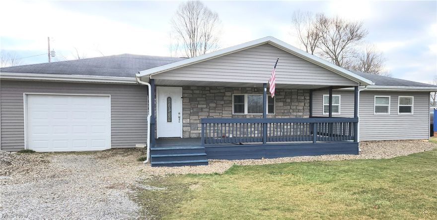 Just Walking distance from the Park, this 3 Bedroom Ranch home comes w/ 9 parcels totaling 0.87 Acres! Ample parking & 1 car garage. Entertain your guests on the newer deck with huge Back & Side Yard! Step inside to your updated Living Rm w/ fireplace & Bay Window. Dining area features access to the Back Deck. Large Kitchen w/ plenty of Cabinetry, new appliances, & wall oven. Down the hallway you will find your large updated Bath & 3 Large BR's. Updates include flooring, appliances, fireplace, CA, and more. Call your agent today to see your New Home!