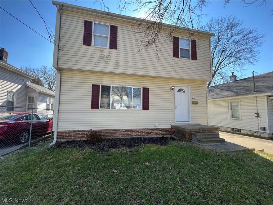 What a great two story home in Kenmore.  This home features 3 bedrooms and 1 1/2 baths (full bath up and half on 1st floor).  The nice sized living room flows nicely into the dining room which is right next to the large kitchen.  The clean basement provides additional space for your needs.  The oversized detached garage has plenty of room for storage.  Property sold as is.  Only owner occupant buyers may submit offers for the first 20 day.