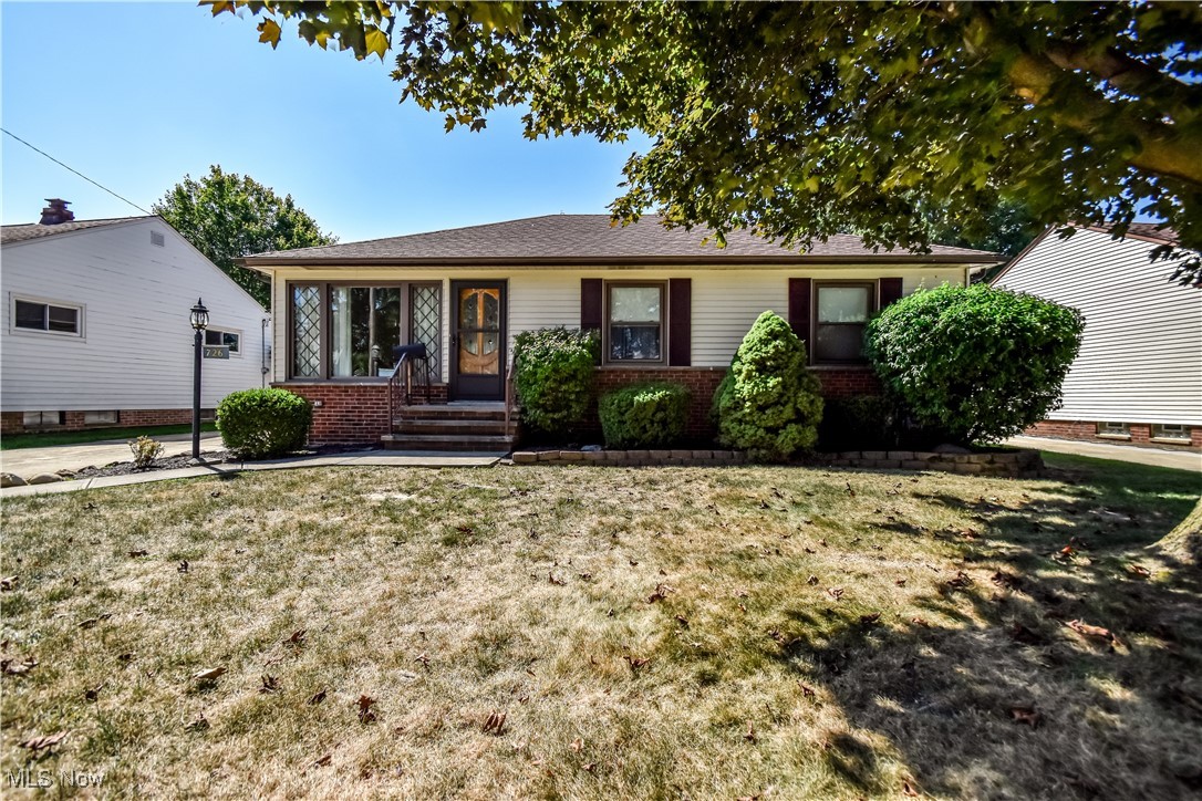 Come take a look at this beautifully maintained 3-bedroom, 2-bath ranch that checks every box. Flooded with natural light, the spacious kitchen is perfect for cooking, entertaining, and making memories. Relax year-round in the fully enclosed, heated and cooled 4-seasons room, this is the ultimate space for cozy evenings or morning coffee.
The large, partially finished basement is just waiting for your finishing touches and can be perfect for a rec room, home theater, or gym. Outside, the oversized driveway and garage provide plenty of parking and storage.
Move-in ready, full of charm, and brimming with SO much potential, this is the Willowick home you’ve been waiting for! Don’t miss it.