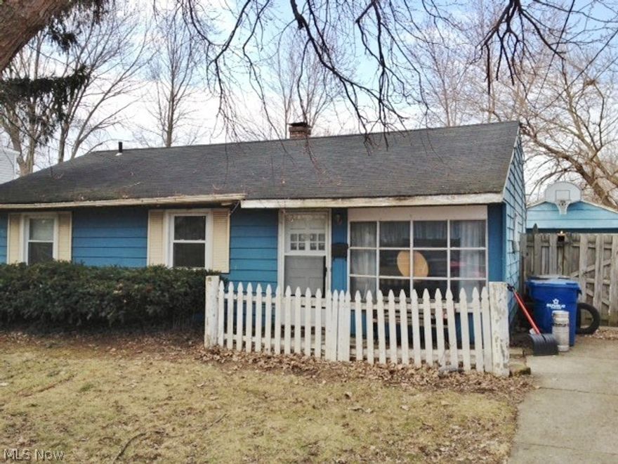 Three bedroom ranch with detached 2 car garage and fenced yard.  Buyer to assume any POS violations.