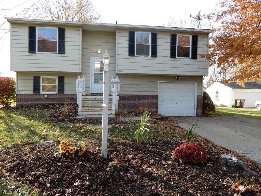 Gorgeous move-in ready 4 bedroom, 2 full bath Stow bi-level! Don't miss out on the opportunity to own this beautiful home at a great price point! Recent updates include all new carpeting (whole house), interior completely repainted in neutral decor, new central air 2017, front steps re-built 2017, roof 2011, and fresh landscaping/mulch! The main floor features a kitchen/dining room with ceramic tile (kitchen cabinets painted 2017), formal living room, 3 bedrooms and a full bath! Downstairs you will find a 4th bedroom, additional family room/office/rec room, another full bath, basement with laundry area and additional storage! There is a one car attached garage, great deck for entertaining that overlooks a spacious flat yard. Don't let this one pass you by, schedule your appointment today!