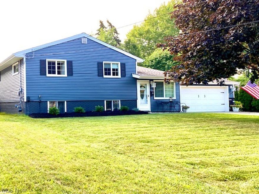 Here is the home you have been waiting for.    Meticulous split level with three bedrooms, two full baths, large family room, beautifully landscaped and completely renovated.    Windows 2015, Vinyl siding, gutter and soffits in 2018, Carpet 2019, Doors 2020, Utility room updated 2020,  Bathroom 2020, New plumbing 2020, Exterior lighting 2020.  Cement Patio 2020 44x15 and Patio cover 20x12 that is secured to the cement for maintenance free relaxation.   Garage insulated and drywalled that includes a gas heater 2020.  Shed with electric for ease and extra storage.   Updated electrical in 2019. New wood floors on main level 2020.  All appliances were purchased in 2020 and they all stay too, including an older refrigerator in the garage.  Kitchen offers a large pantry.  The master bedroom has a custom closet with a built in safe that is secured to the wall, the other two bedrooms have built in storage plus large closets.  Schedule your appointment today.