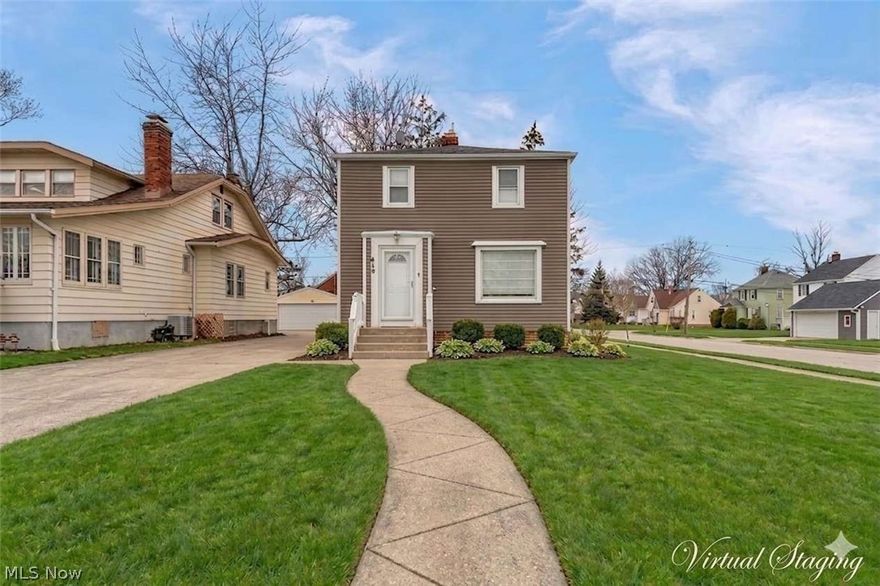 Charming, fully updated Colonial on a corner lot, move-in ready. Welcome to this beautifully renovated 3-bedroom, 2 full-bath Colonial that blends classic charm with modern updates. From the moment you walk in, you’ll notice a bright, clean, and thoughtfully designed home that’s truly ready for its next owner. The main level offers a spacious and inviting layout, ideal for both everyday living and entertaining. The updated kitchen features granite countertops, new cabinetry, a stylish tile backsplash, and included appliances, designed for both functionality and comfort. Upstairs, you’ll find three generously sized bedrooms along with a fully updated bathroom. A major bonus is the second full bathroom located in the partially finished basement, providing added flexibility for guests, a home office, or additional living space. The basement also offers valuable extra space that can be used as a recreation area, workspace, or storage, adding versatility to the home. Situated on a desirable corner lot, the property offers an open feel with a connected yard, along with a detached one-car garage. The home has been well maintained with key updates already completed, allowing for a smooth move-in ready experience. Conveniently located near schools, shopping, and major highways, this home offers both comfort and accessibility.