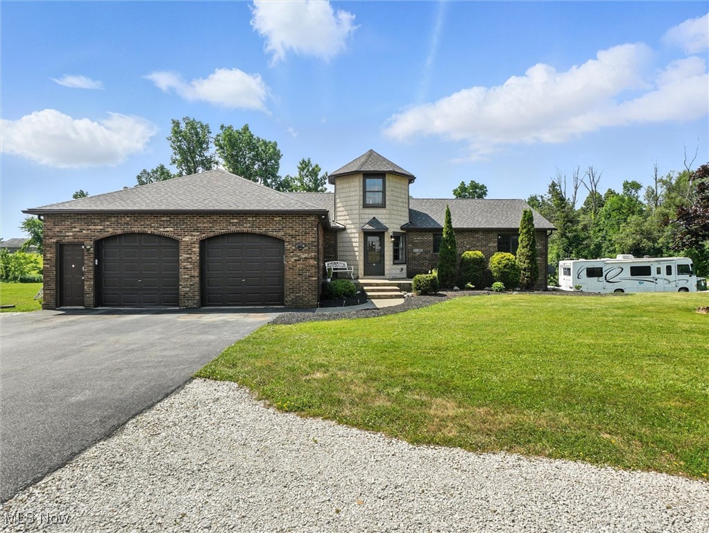 Charming Country Retreat with Modern Amenities
Welcome to your dream home! This beautifully maintained 4-bedroom, 3-bath residence offers the perfect blend of comfort and style, situated on a picturesque 2.55-acre lot with a serene creek in the back.
Step inside to discover 4,138 square feet of inviting living space, featuring a spacious layout with a large, finished walkout basement complete with a wet bar, 2 (possible 3-4) bedrooms and a full bath. The turret room, adorned with a spiral staircase, adds a unique touch and can serve as a cozy reading nook or home office. Full bath on the main floor is renovated with a new walk-in shower equipped with composite stone shower tile.
Experience the perfect blend of elegance and functionality in this stunning open floor plan living and dining room. The space is bathed in natural light, showcasing a warm, inviting atmosphere. The seamless flow between the living and dining areas makes it ideal for entertaining.
Step through the living room's large sliding doors onto a spacious deck, perfect for outdoor dining or relaxing while enjoying your morning coffee.
Enjoy peace of mind with a brand-new septic system featuring double holding tanks (installed in 2016), a new roof with 40-year shingles, and updated skylights, gutters with leaf guards, and flashing (all done in 2022). Your convenience is accented by three driveways—one asphalt and two gravel.
Relax in the expansive master bedroom suite that boasts with tray ceilings, a skylight, private deck, walk-in closet and an ensuite bath featuring a luxurious jacuzzi tub. Additional highlights include gas heating, central air conditioning, and public water.
Located close to Route 90 and 11, this home balances a tranquil country setting with easy access to local amenities.
Fresh paint throughout the home and new carpet on the main floor installed in 2025 along with new light fixtures.