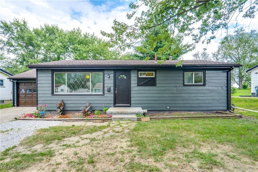 Charming Ranch in Plain LSD! Welcome to this 3-bedroom, 2-bath ranch offering 1,344 sq/ft of living space. Step inside to a spacious living room with cozy carpet and a large window allowing tons of natural light to flow in. From the living room, enter the updated eat-in kitchen that offers LVP flooring, a range, and ample cabinet space. Off the kitchen, you'll find an oversized family room featuring a vaulted ceiling, skylights, and a fireplace, plus you have access to the backyard. Down the hall are three well-sized bedrooms, all carpeted. The owner's bedroom includes both a single and double closet for extra storage, plus an ensuite bath with a single vanity and a tub/shower combo. Lastly, you cannot forget about the second full bath with a walk-in shower and tile flooring. Outside, enjoy a fully fenced backyard, fire pit, and a one-car attached garage. Plus, the home is minutes away from highways, shopping, and parks. Don't miss your chance to see this lovely home; schedule your showing today!