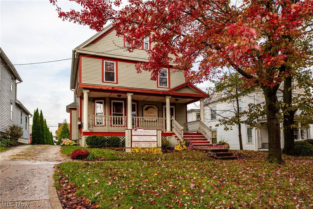 Welcome to 135 North Broadway St. Nestled just off the Square in Medina's Historical District, this updated Century Victorian boasts all original woodwork, hardwood floors, and plenty of parking. Updates include the addition of the front porch, as well as upgraded plumbing and electric throughout. The upstairs unit can be rented out and has its own furnace and AC . Schedule your private showing today!