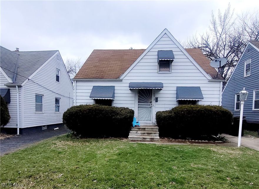 Perfect property for any investor in the market. This property has a long term tenant who is currently month to month at $900 per month. There is definitely room to increase the rent.  This 4 bedroom Bungalow has a living room & dining room with a finished basement. Home was previously waterproofed and has a sump pump. Property being sold AS-IS. Seller will not make any repairs