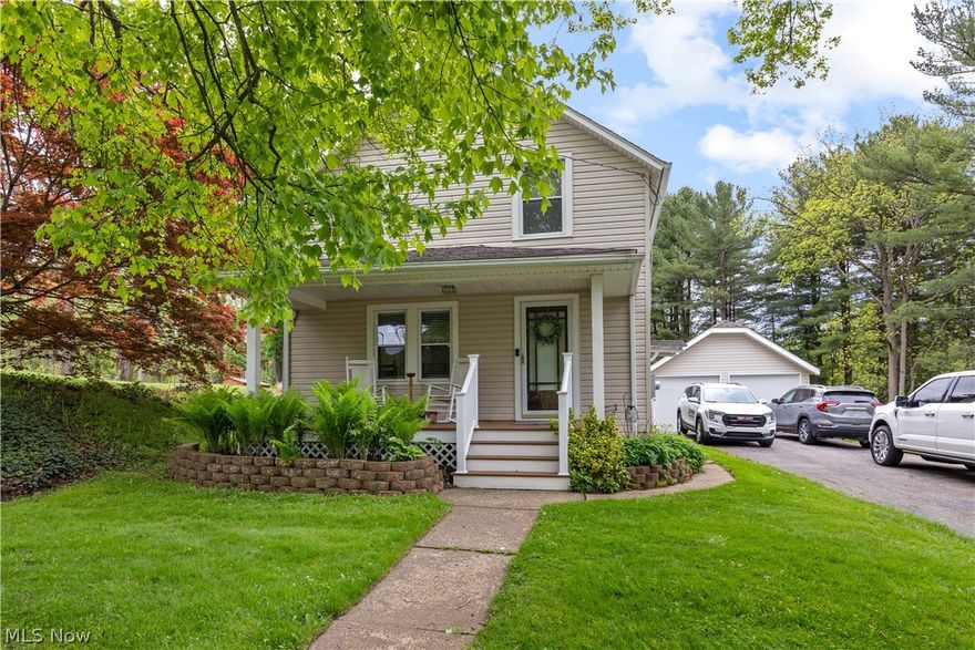 Welcome HOME to 2462 Myersville Rd in Uniontown, a charming century colonial that perfectly blends timeless character with modern updates, all nestled on just under 3 picturesque acres. This 3-bedroom, 1.5-bath home offers plenty of space both inside and out, featuring a 2-car garage, an Amish-built shed with a durable steel roof and a large basketball court behind the garage that doubles as an expansive patio, ideal for entertaining family and friends. Over the years, the home has been thoughtfully updated with newer siding, windows, roof and gutters, while recent improvements truly shine. The newly remodeled kitchen boasts quartz countertops, a farmhouse sink and stylish LVT flooring, creating a perfect space for cooking and gathering. The fully renovated bathroom includes all new fixtures, a custom walk-in shower and matching LVT flooring. Nearly the entire home features updated flooring, with the dining room maintaining its classic charm. Enjoy peaceful mornings on the newer composite front porch or relax in the screened-in back porch overlooking your private acreage. Major mechanicals offer peace of mind, with the A/C and furnace less than 3 years old and the water heater under 6 years old. This is a rare opportunity to own a beautifully updated historic home with modern conveniences and room to roam.  ALL APPLIANCES STAY SO ALL YOU HAVE TO DO IS MOVE IN!!!