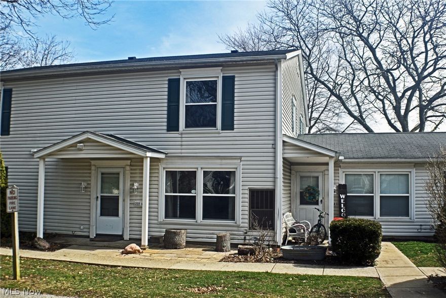 Welcome to Ivy Hill! This 2 bedroom condo is located close to the Historical Medina Square. The first floor offers a nice size living room with large front window and newer laminate wood flooring, which continues into the dining area. The kitchen offers nice cabinetry, all appliances and newer front loading washer/dryer. Located on the 2nd level is the sizeable master bedroom with wood laminate flooring & walk-in closet, 2nd bedroom, and neutral, full bathroom. Also included, is an oversized 1 car garage with lots of storage shelves & attic access. Great location!