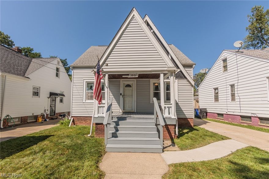 Welcome to this Charming Cape with 3 bedrooms and a bonus area used currently as an office. As you enter this spacious living room with hardwood floors you know you are home... which flows nicely into the dining room.  The kitchen is updated with classic white cabinets, updated handles and chic new countertops with all appliances included.    All the bedrooms have hardwood floors and are freshly painted in neutral now colors.   Bathroom has stylish lighting and luxury vinyl flooring.   Outside you will love the newer covered deck that overlooks a spacious yard.   The garage is a dream with loads of storage and extra space -it's even heated.  All updated electrical.  Home Warranty Included for peace of mind. Home is located 5 min to I-71, the Parks and Kamms Corner for a great location.