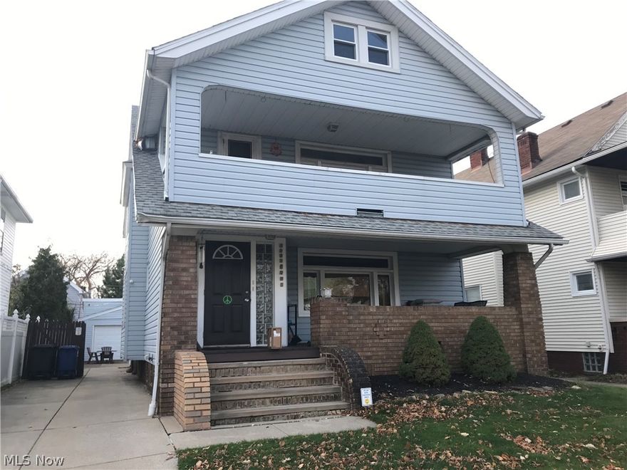 Great Street, Owner Occupied Lakewood Double.  Walk to Everything.  Very Clean Natural Woodwork, Hardwood Floors, Built-in China Cabinets.  2-Car Garage;  Formal dining Rooms, Updated Kitchens and Baths.  Extra Room 3rd Floor Attic.  40x130 Lot with Plenty of Room in the Back Yard.  Drive By.  Call the Specialist!