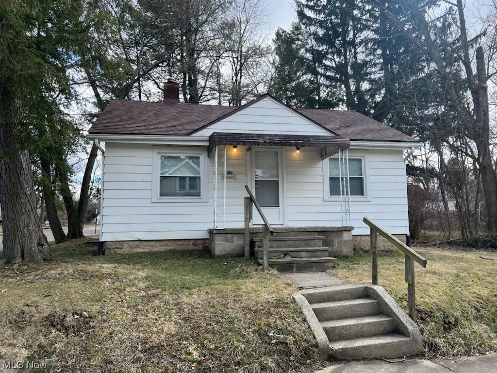 Excellent investment! Home has been updated and is rented! This home has great rental history. Tenant pays all utilities. No showings until 3/20/23 . The current driveway being used for the property belongs to the vacant lot behind the house .There is an apron in front of the house for a driveway , Buyer would need to verify with the city or survey .
