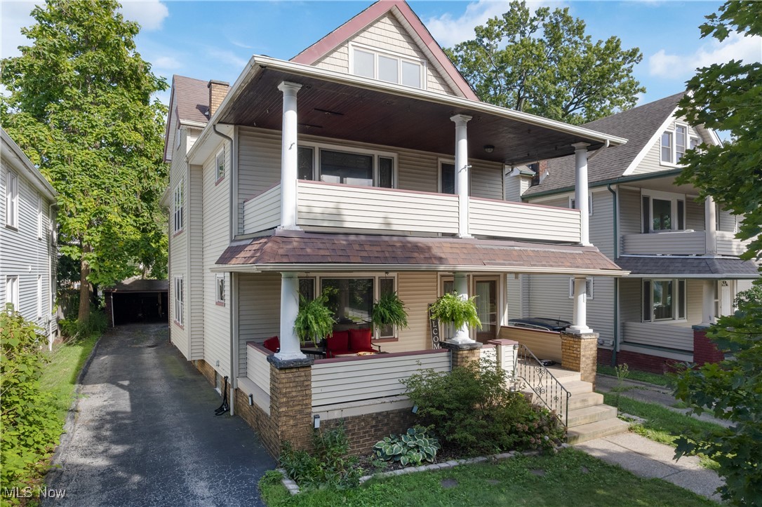 Welcome to 1259 Donald Avenue in Lakewood! This fully rented duplex is an excellent investment opportunity, bringing in $2,900/month with leases secured through September 2026. The first-floor unit offers 2 bedrooms, 1 full bath, and a bright sunroom that is ideal for a home office or playroom. The second-floor unit includes 3 bedrooms (featuring a spacious third-floor bedroom) and 1 full bath as well as a sunroom. Both units are equipped with kitchen appliances, and each has its own washer and dryer set conveniently located in the basement. Lakewood charm and thoughtful modern updates in each unit. With still more opportunities for equity build. Very close to St. Edward High School, The Gold Coast, Shopping and Restaurants and the Shoreway for easy access to Downtown Cleveland, this property is a must-see for investors!