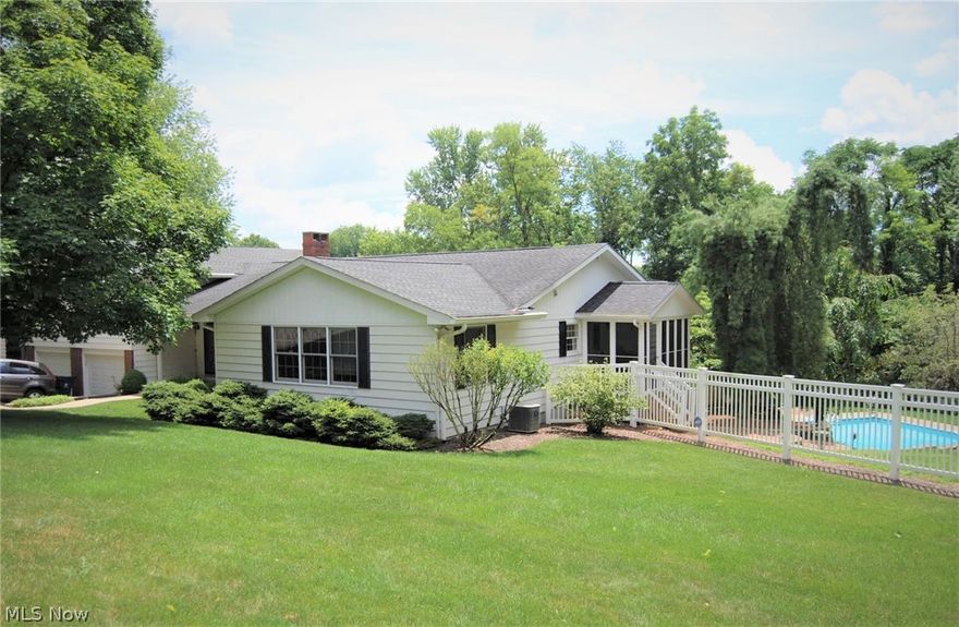 Beautiful 3 bdrm 4  full baths, 3 car plus storage with gorgeous inground heated pool, 2 decks, gazebo w/electric , Pool area has been professionally landscaped. Home has over 3300 sq. footage and plus has a lower level with additional square footage finished. Large kitchen with walk out deck to view pool area and a side screened porch. Kitchen with plenty of cabinets eat in area and Formal dining room, living room, great room with fireplace. You will love the 1st floor laundry. Large home office perfect for working at home. So much to enjoy for your own vacation right and home.. Dont wait on this one call agent for private showing.