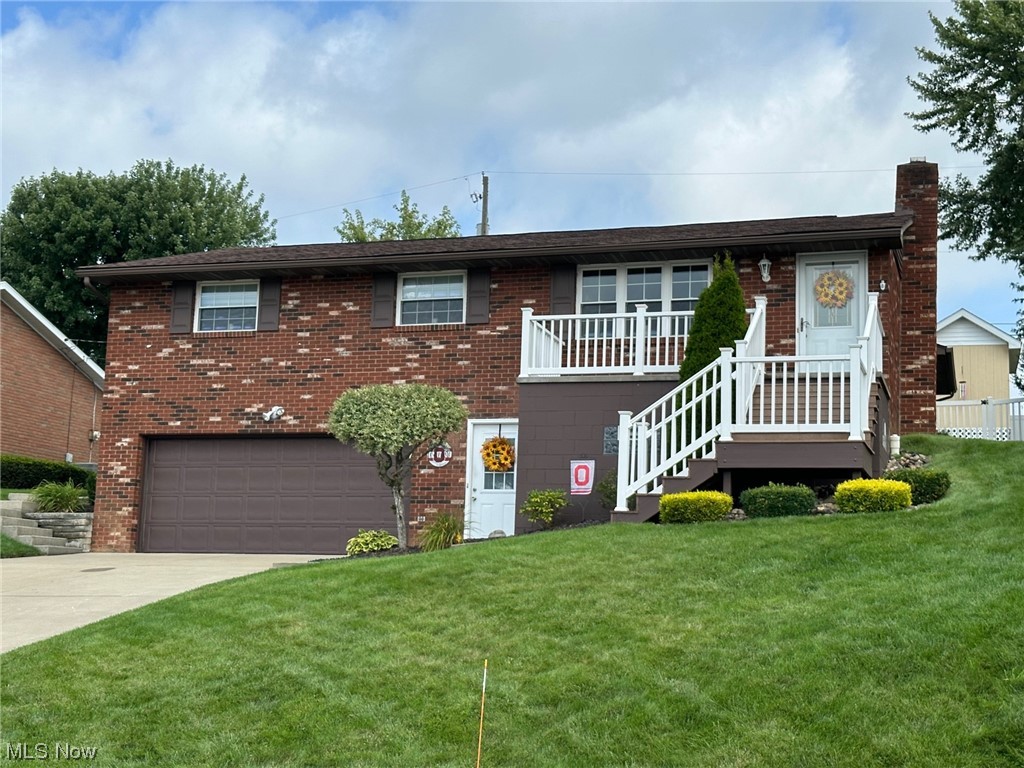 One look in the front door is all you need...Beautiful hardwood floors Throughout Living area. Kitchen and baths have been updated. New roof 2017, New gas furnace 2020, new AC 2021. Family room off of the kitchen with French doors to a Trek deck and patio area, front porch is also Trek decking with Vinyl around front porch and vinyl railings. The yard is great for entertaining with white vinyl privacy fencing. The Bonus room in basement can be a 4th bedroom and also has a full bath in the very clean and large laundry room. Talk about storage ...the basement has a finished crawl space with tons of storage and a large 2 car garage with plenty of room PLUS, there is a storage room under the porch for Lawn mowers and yard equipment AND an adorable shed in the backyard with electric.
Call quick to see this beautiful home centrally located in Steubenville.