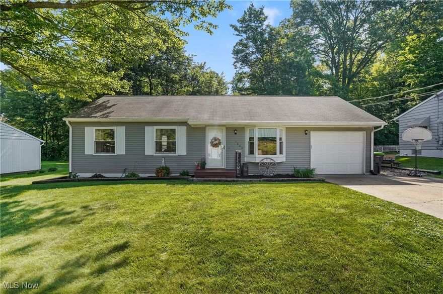 Completely remodeled ranch in Salem Schools! This 3-bedroom home is move-in ready and full of charm. Step inside to a warm and inviting family room, highlighted by a large bay window that fills the space with natural light. The open layout flows seamlessly into the updated kitchen, featuring beautifully refinished hardwood floors, newer cabinets, countertops, and appliances. Down the hall, you’ll find two convenient closets, a spacious updated full bath with tile flooring, a tiled tub surround, and a modern vanity. Two nicely sized bedrooms plus a large master bedroom with ample closet space complete the main level. The finished lower level offers even more living space, including a versatile rec room/playroom or potential 4th bedroom, a finished office area, a great laundry setup, and still plenty of room for storage. Outside, enjoy a recently added patio perfect for relaxing or entertaining, a generous backyard, and a designated space for a shed and fire pit—ready for summer nights! Recent Updates Include: Hot water tank (2016), furnace (2016), kitchen appliances (2016, dishwasher 2025), air conditioner (2021), inline water filter (2025), and fresh interior paint throughout the last few years. Don’t miss this beautifully updated home—schedule your showing today!