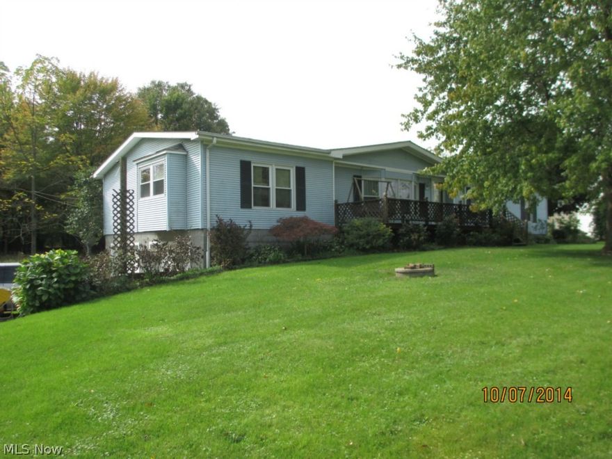 Great Opportunity at Auction. Sales at Auction Sat. Nov. 1 at 12:00. Large 1 story manufactured home on basement. Move in condition. Home has had recent updates and improvement. 28 x 40 Shop Building finished used for Florist business, building is insulated has gas furnace central air its own electric and water and has bathroom. Building can be converted to large garage. Parking area in front of building. House driveway on other end of property. Property zoned residential and commercial. Septic on Permit plan for its use for home and building. This can pass to buyer. Excellent home with opportunity to run a small business. 1 acre with 356 ft of road frontage. Just east of Fowler center. View Hillierauctions for sale details and terms